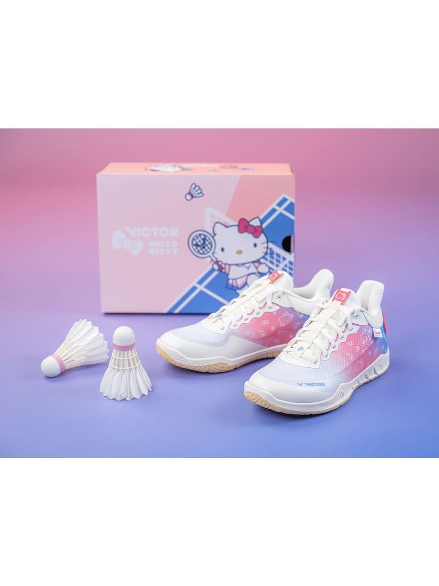 Victor X Hello Kitty VG-KT L Professional Badminton Shoes for Girls - Image 6
