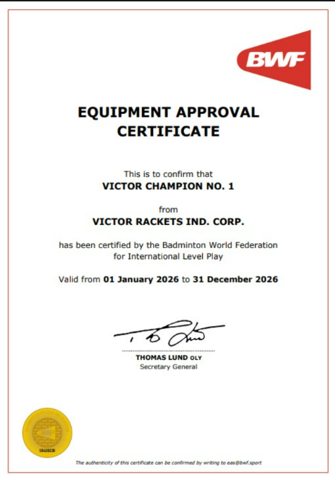 VICTOR Champion No.1 Professional Feather Shuttlecock | International Match Grade | BWF Approved for International Play - Image 5