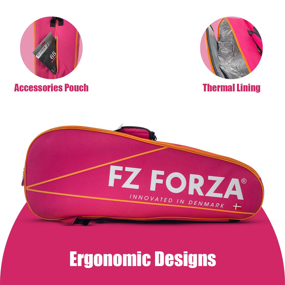 Martak Racket Bag (Persian Red) - Image 2