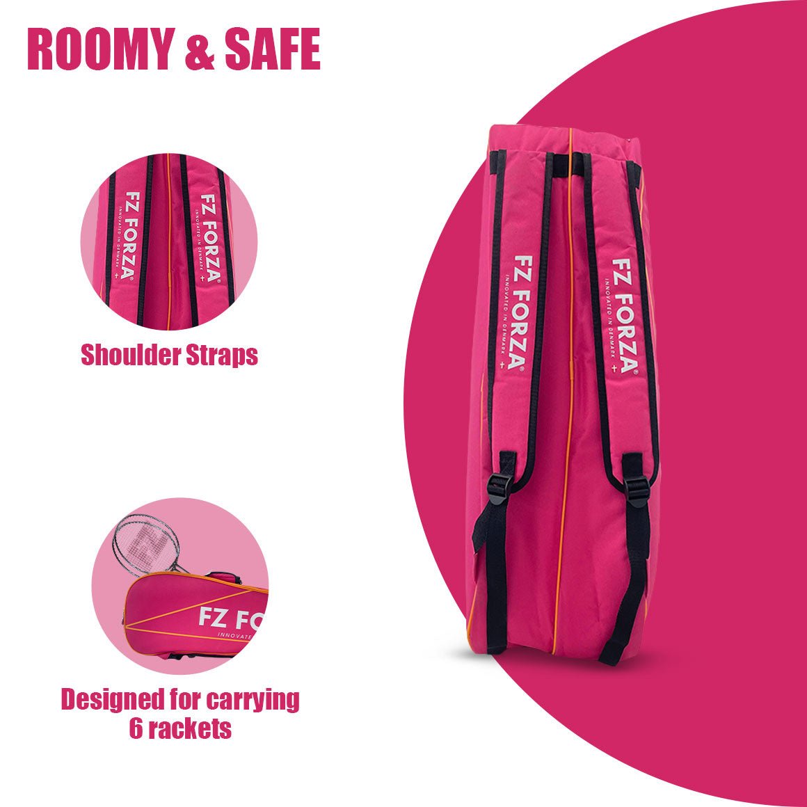 Martak Racket Bag (Persian Red) - Image 4