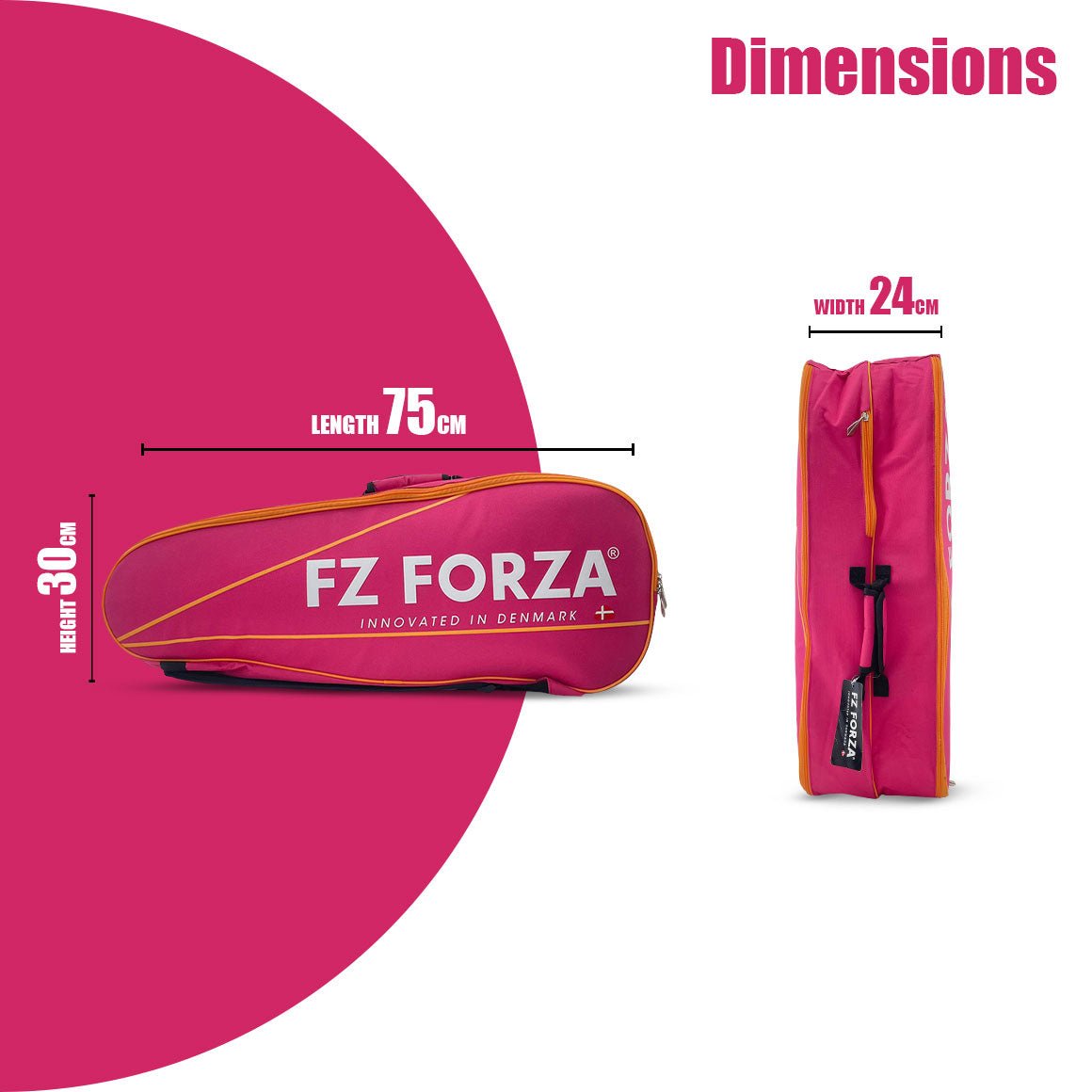 Martak Racket Bag (Persian Red) - Image 5