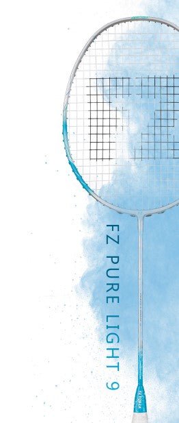 Pure Light 9 Unstrung Badminton Racket - Silver/Light Blue - Image 4