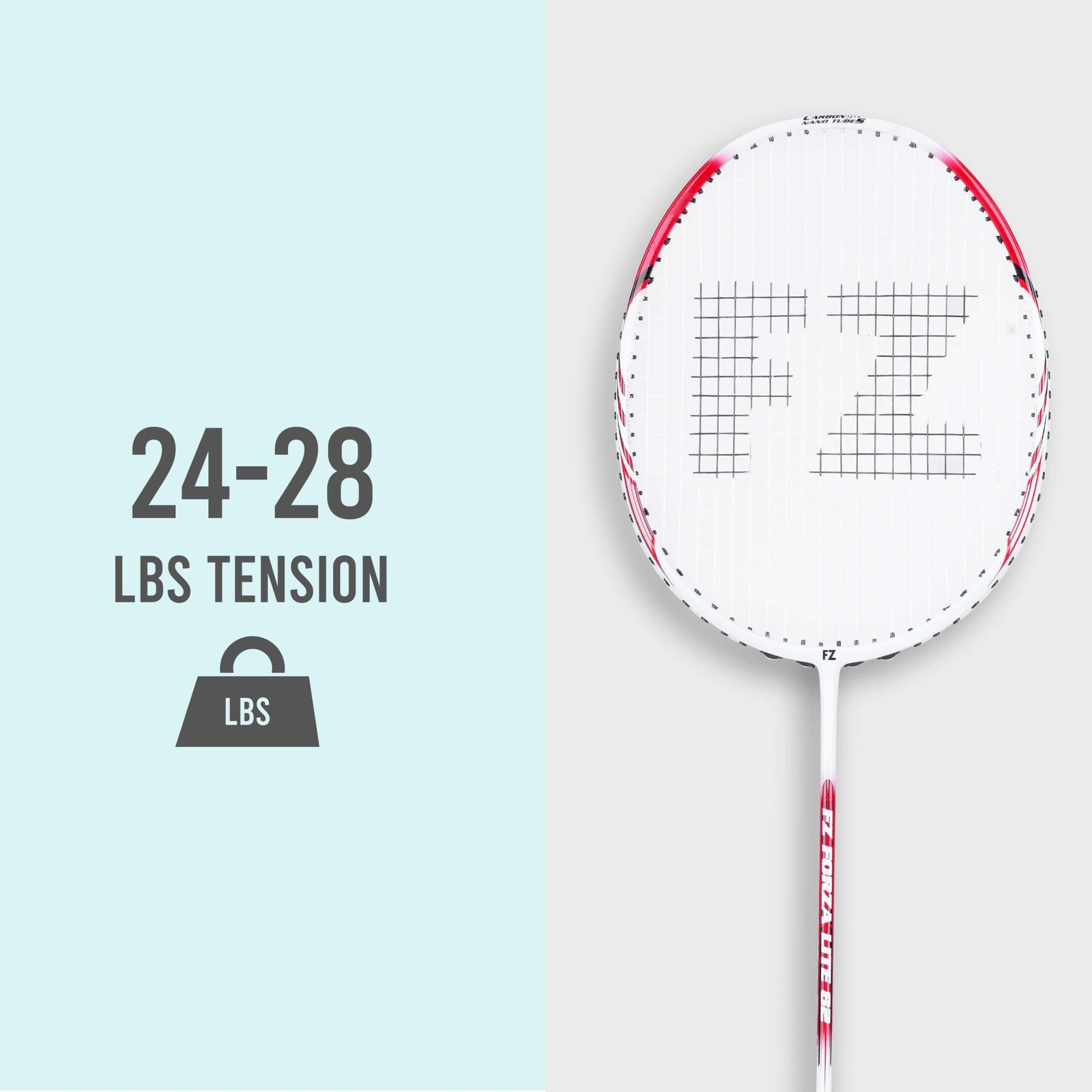 Lite 82 Strung Badminton Racket ( Chinese Red) - Image 5