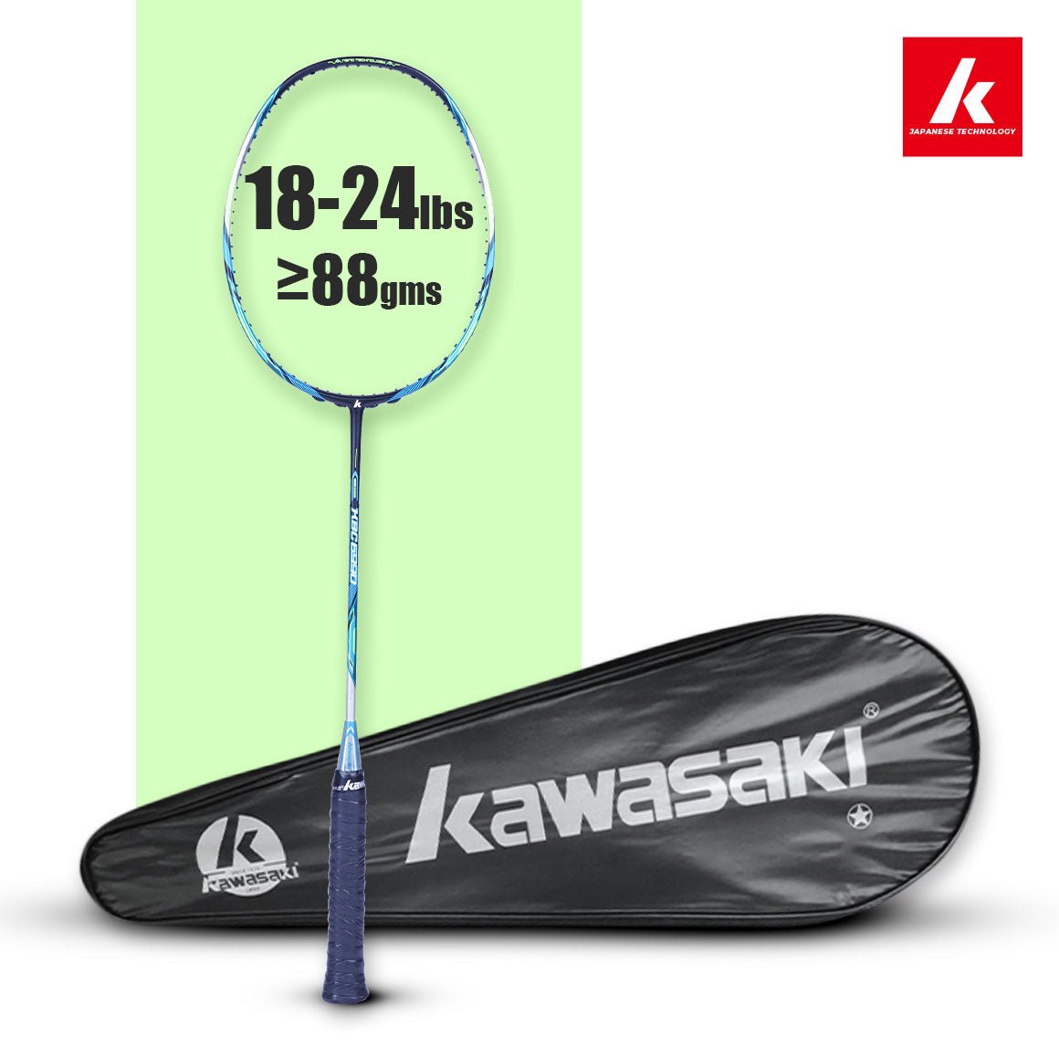 KBC 6990 Unstrung Badminton Racket (Blue) - 3U/G1 - Image 3