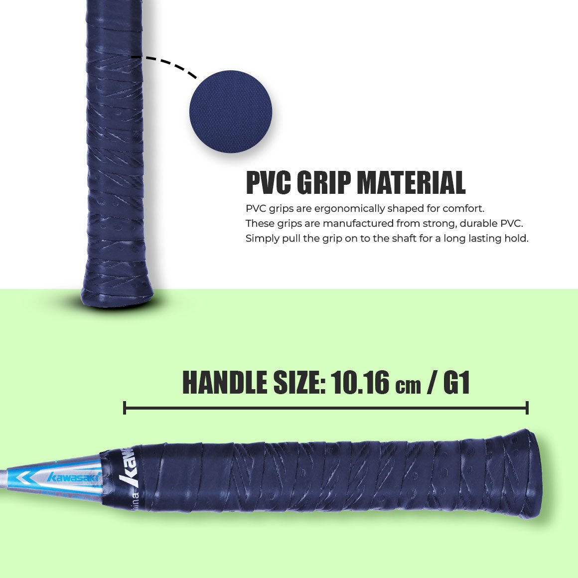 KBC 6990 Unstrung Badminton Racket (Blue) - 3U/G1 - Image 6