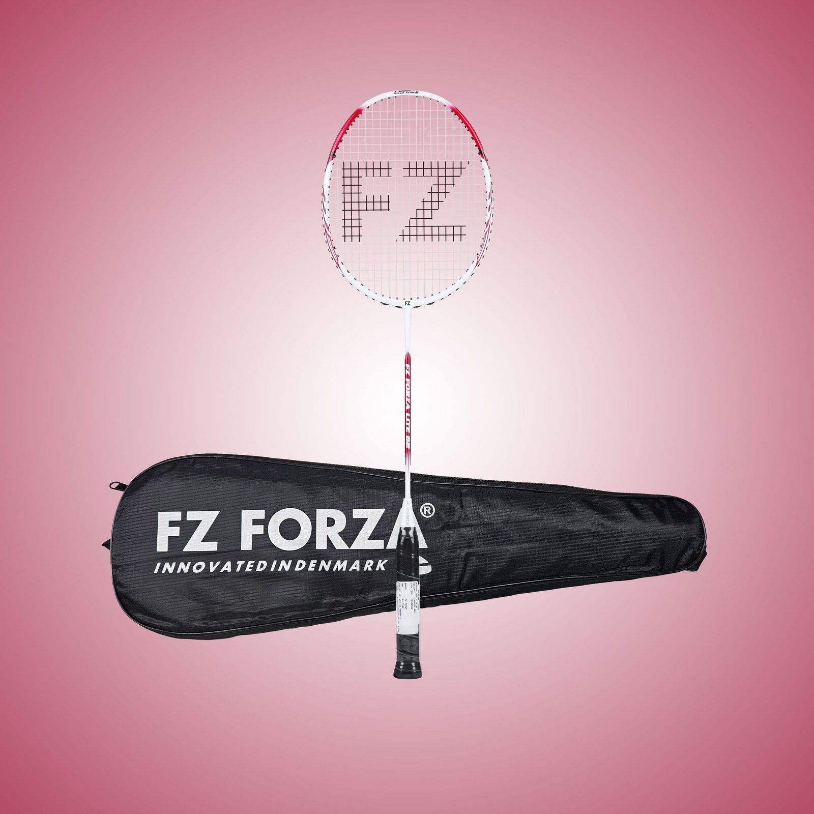 Lite 82 Strung Badminton Racket ( Chinese Red) - Image 2