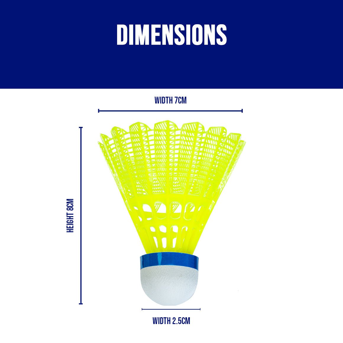 NS 10 Nylon Badminton Shuttlecock, Medium Speed (6 Pieces) - Image 5