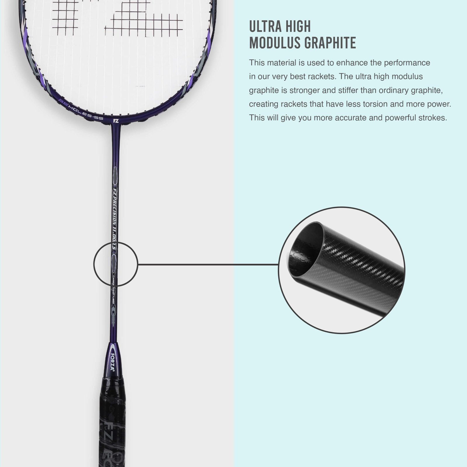 Precision 11000 Stiff Strung Badminton Racket(Dark Blue) - Image 5