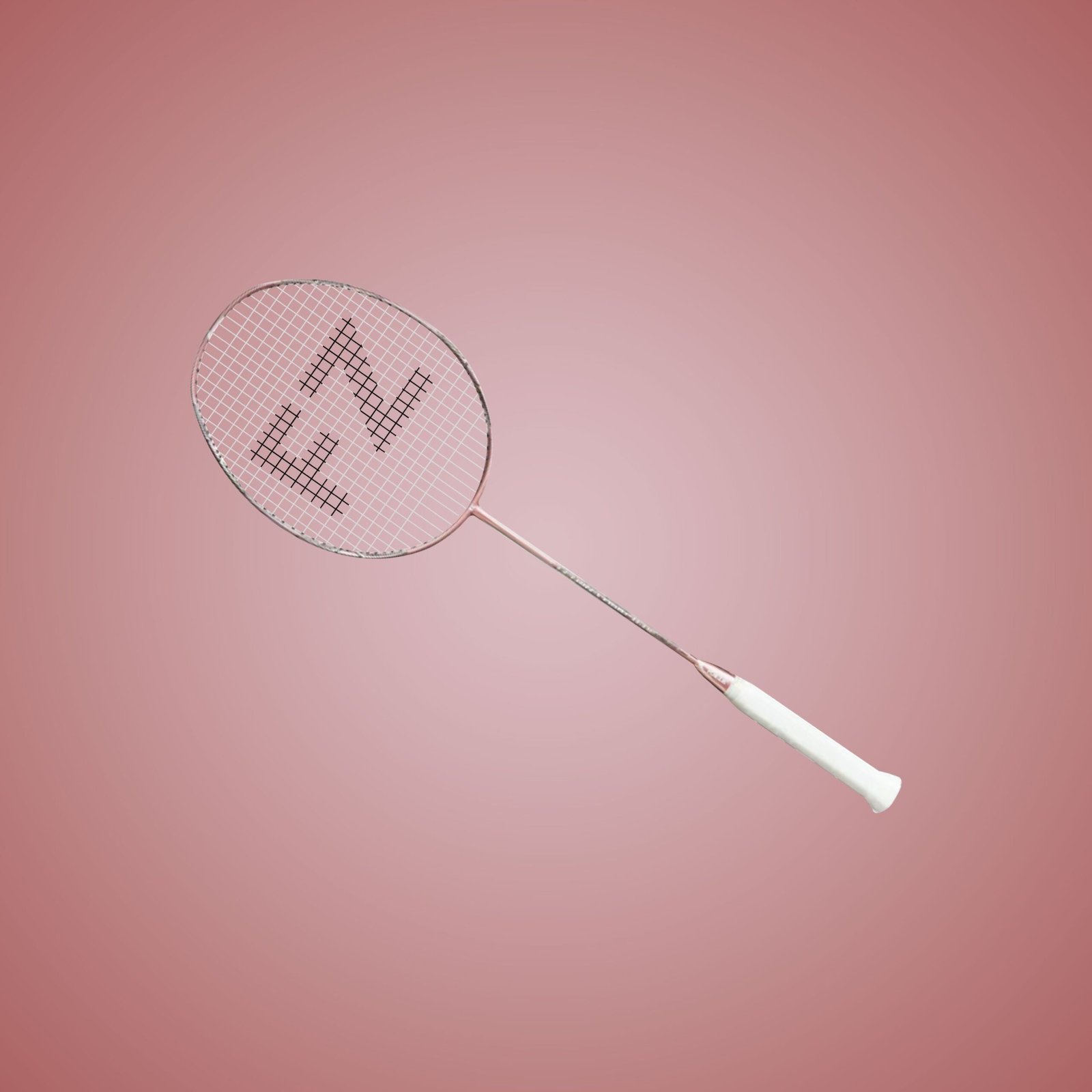 Light 11.1 Medium Strung Defensive Badminton Racket (Lilac) - Image 2