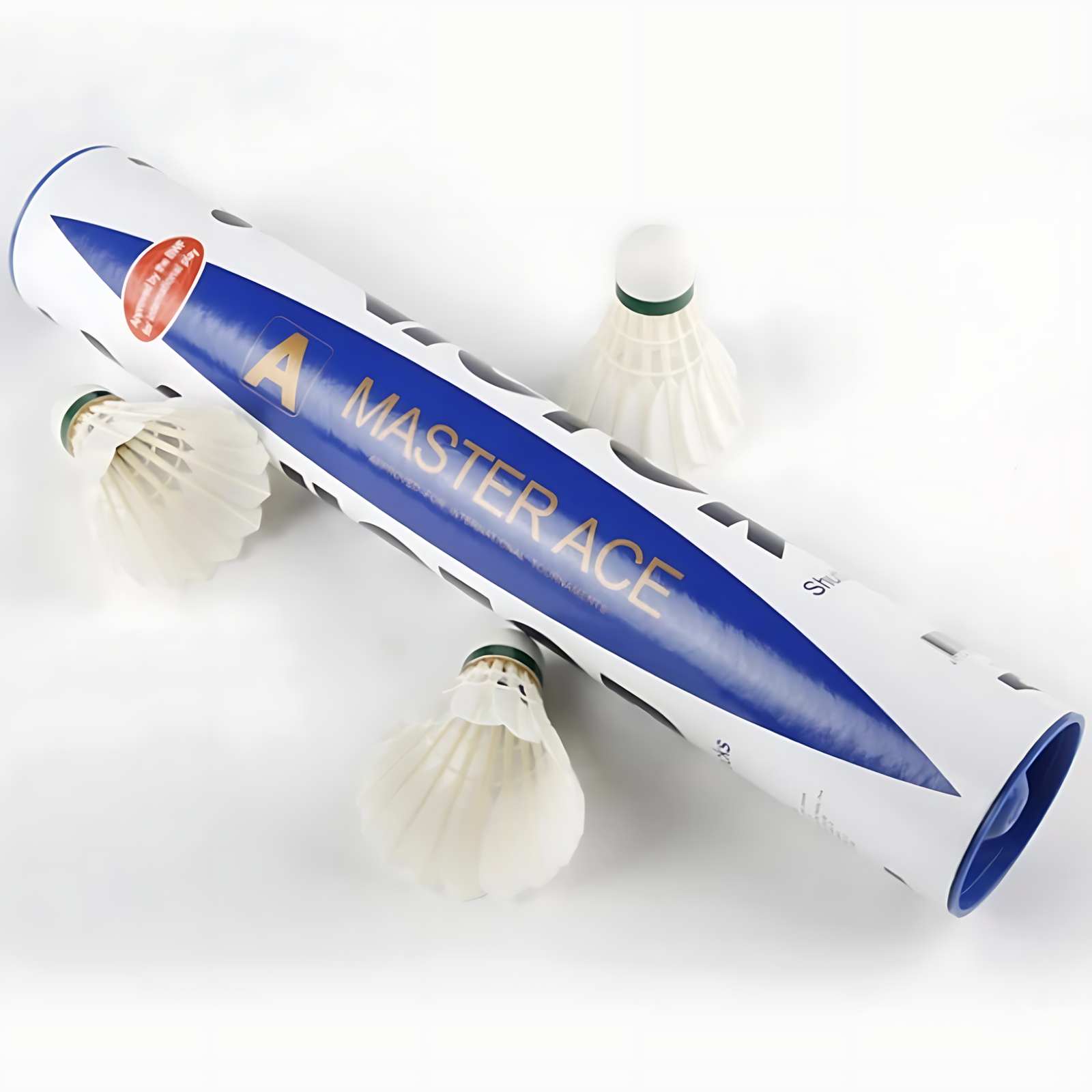 Master Ace Goose Feather Shuttle | BWF Approved | (12 Pcs) - Speed 76 - Image 2