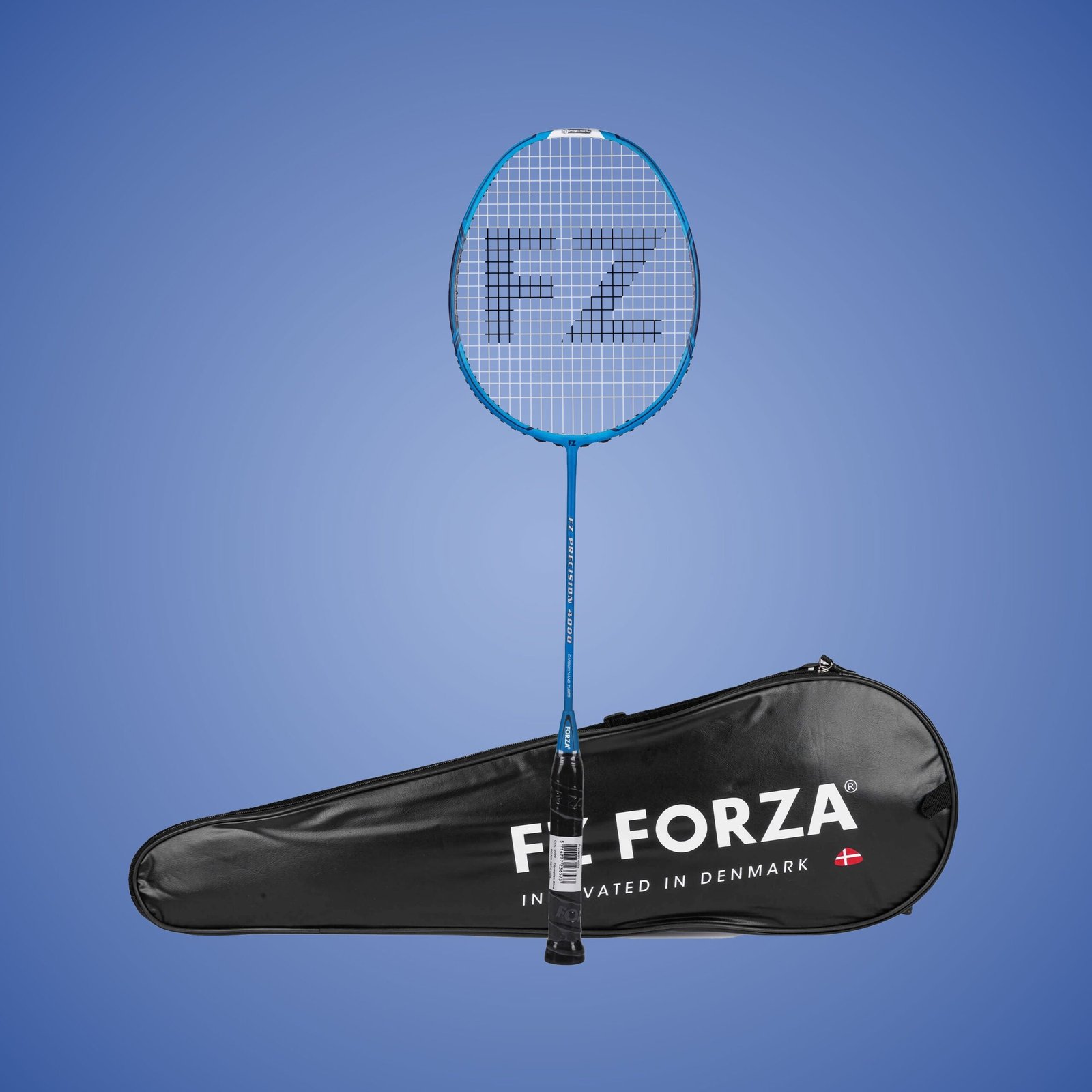 Precision 4000 Strung Badminton Racket( Blue) - Image 2
