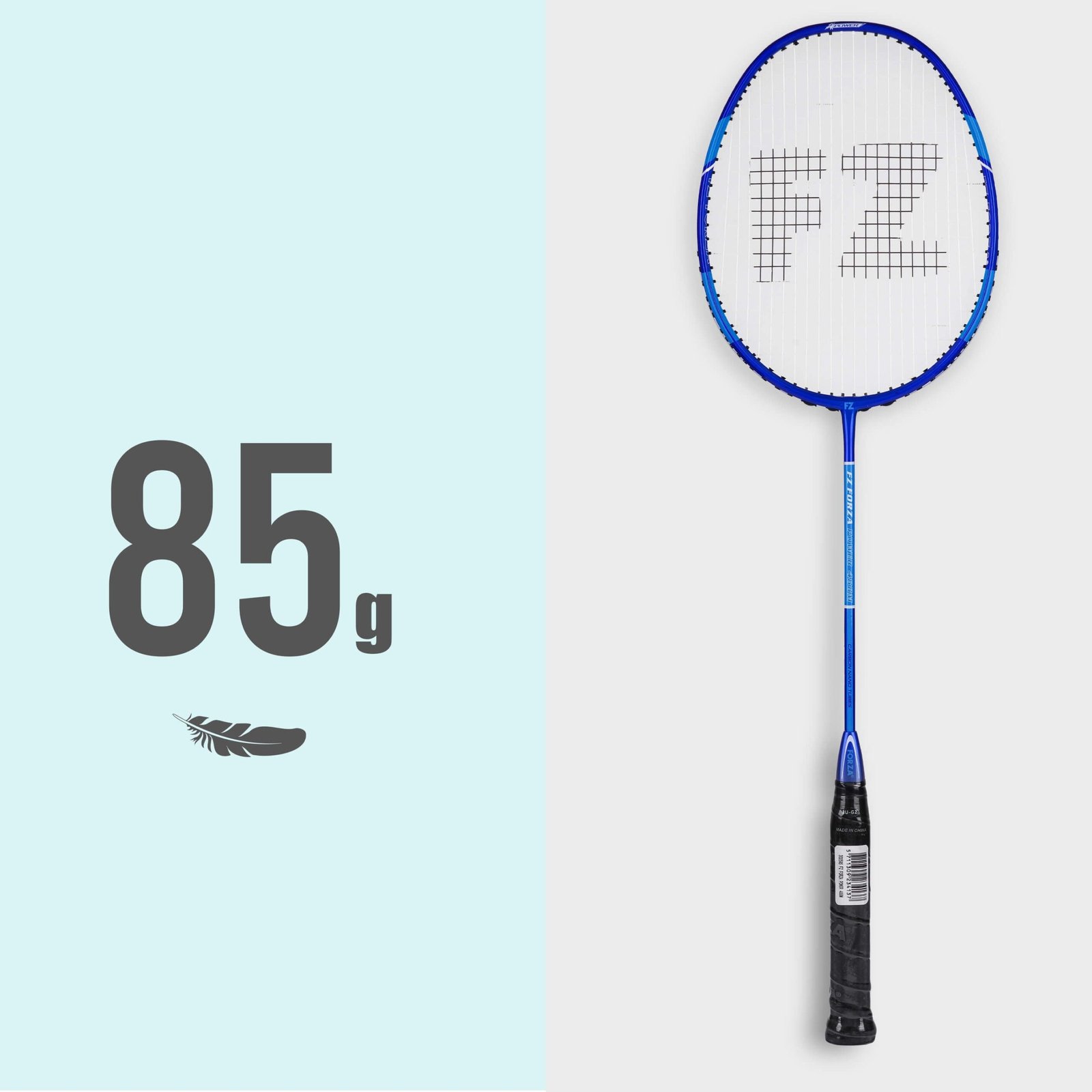 Power 488M Strung Attacking Badminton Racket (Sky Blue) - Image 2