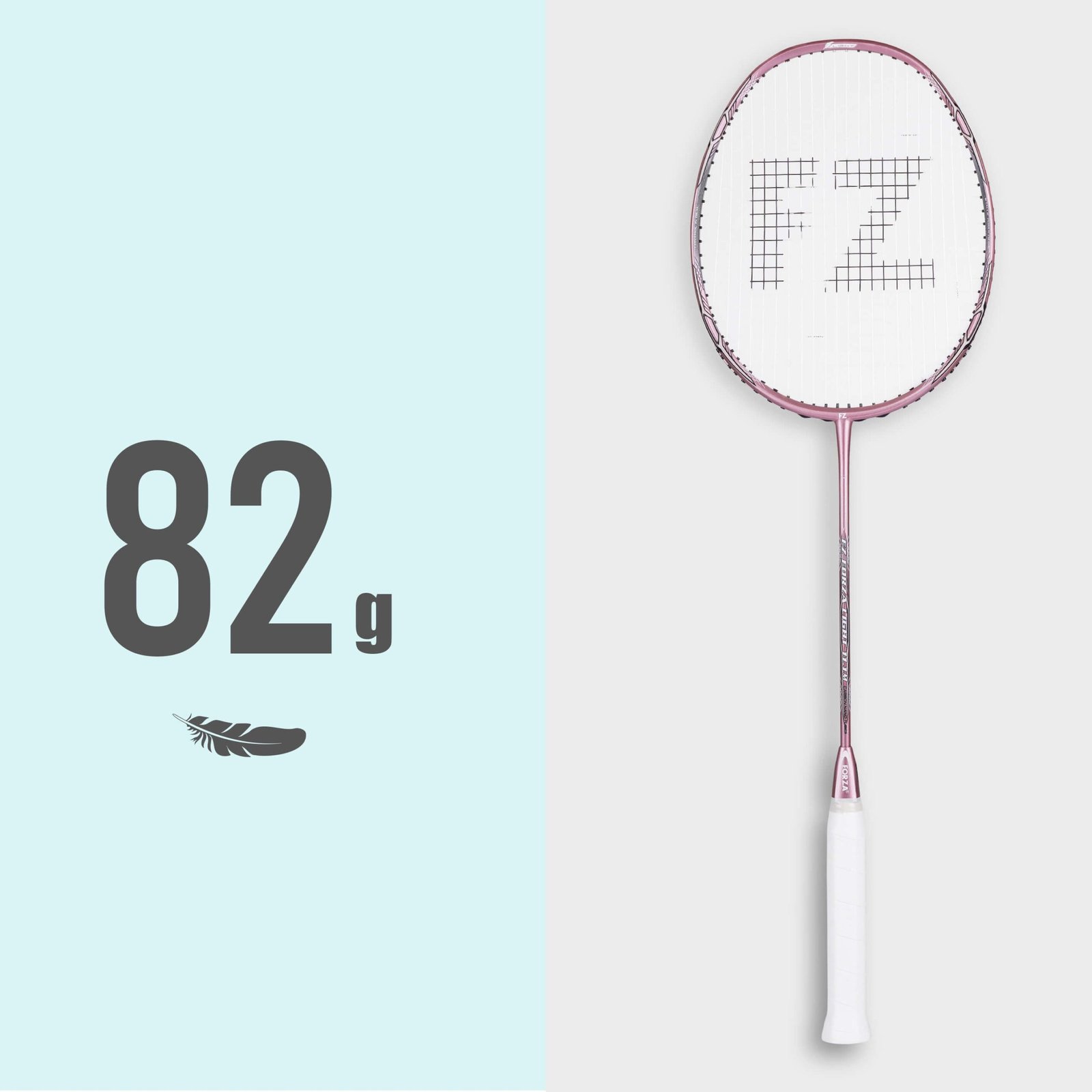 Light 11.1 Medium Strung Defensive Badminton Racket (Lilac) - Image 4