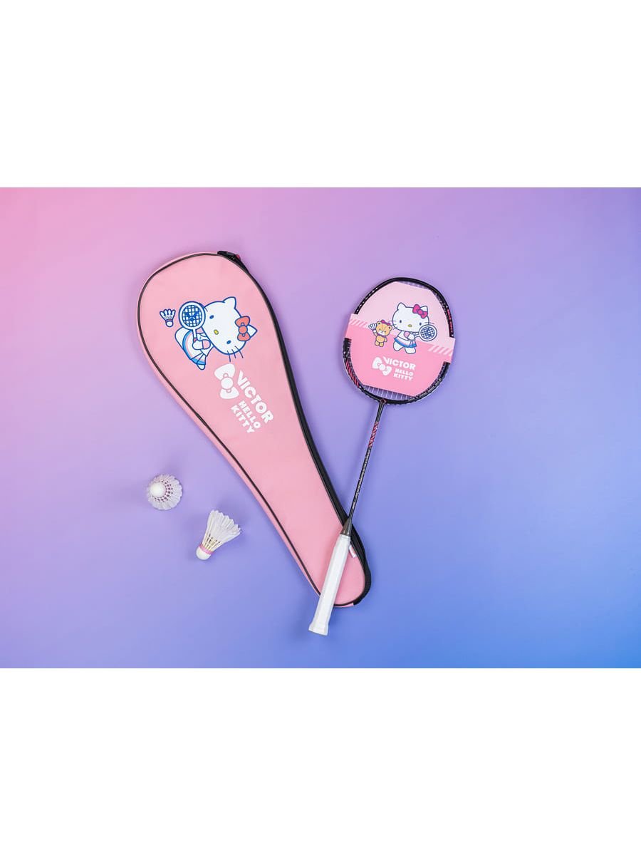 VICTOR X HELLO KITTY Auraspeed ARS-KT C G5 Strung Professional Badminton Racket - Image 6