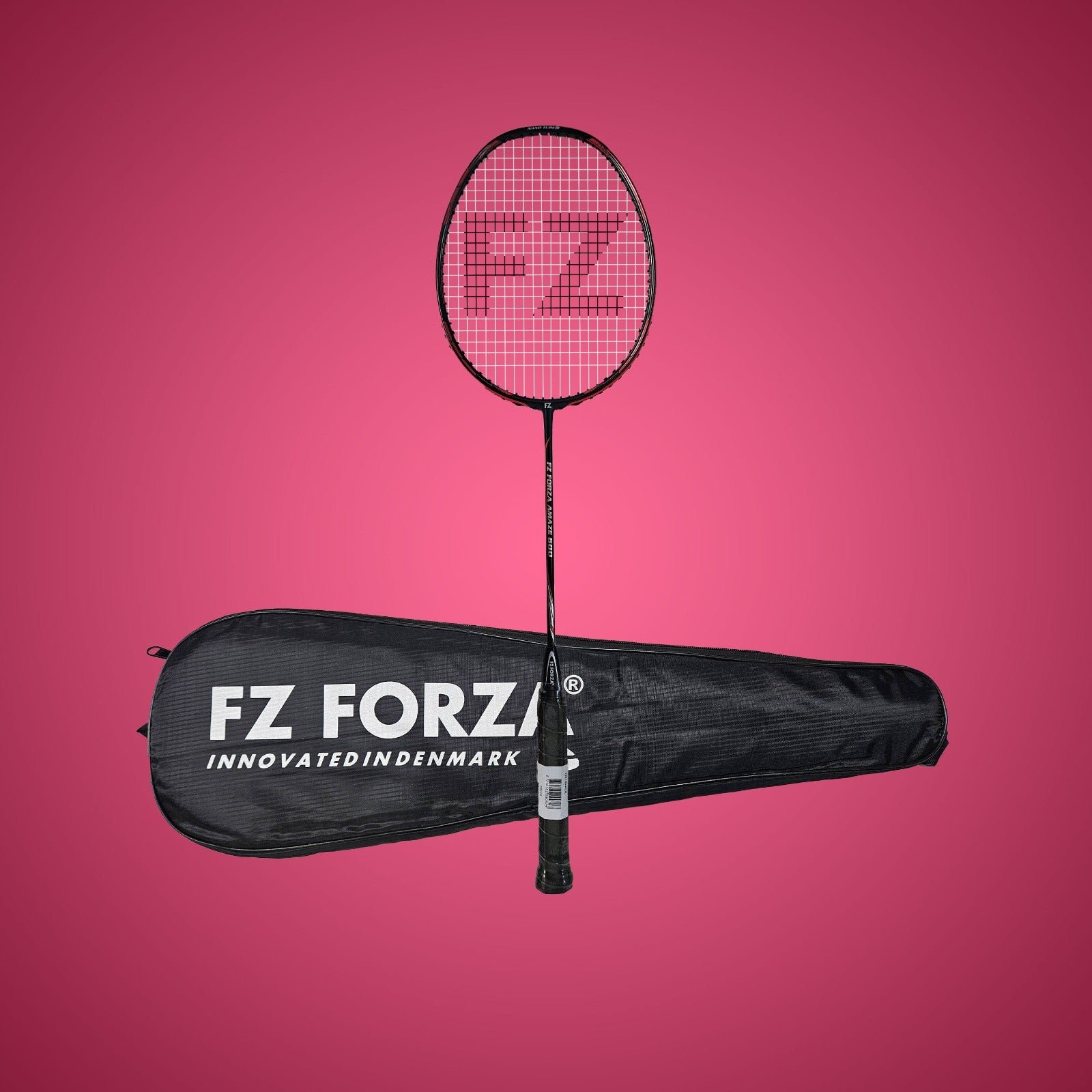Amaze 600 Strung Badminton Racket ( Black) - Image 2