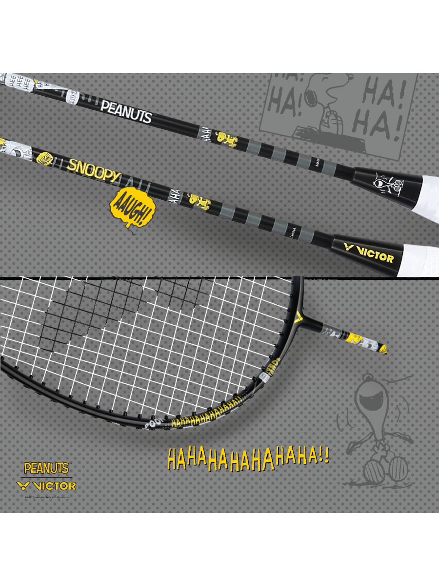 Auraspeed SN POW C Strung Badminton Racket (Peanuts Edition) - Image 12